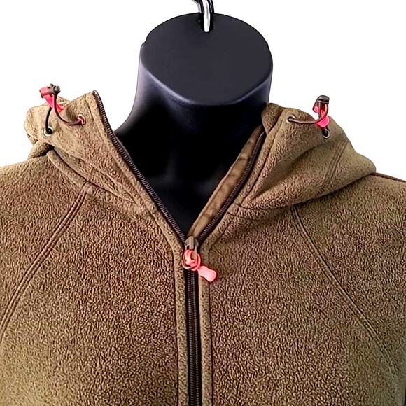 Excellent H&M Women Olive Green Fleece ZipUp Hoodie Sweatshirt Jacket Size Large - Picture 4 of 7
